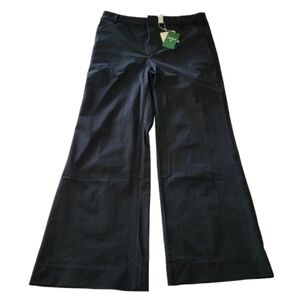 Halara Flex Mid Rise Pocket Straight Leg Work Pants Black 02870324 Womens XL NWT